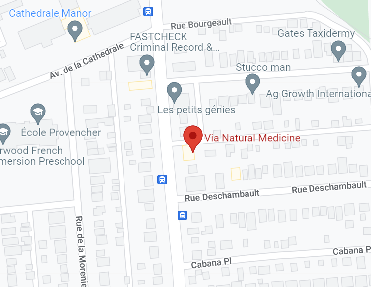 Map to Via Natural Medicine in Winnipeg, MB