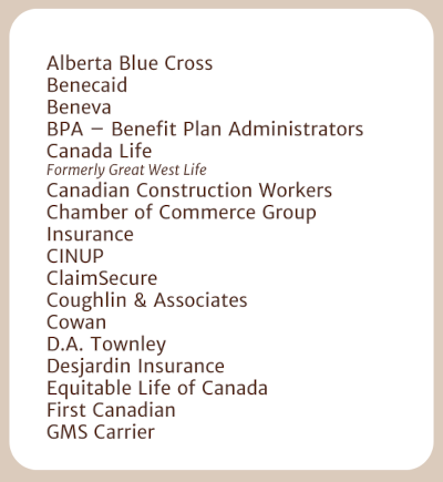 insurance providers extras (CL formerly)
