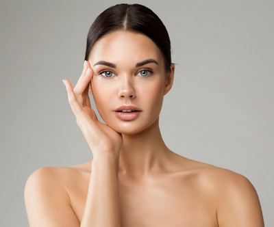 young lady with smooth skin