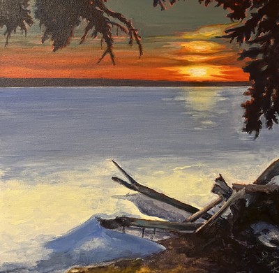 Sunset at Murphy's Bay • Karen Trimble