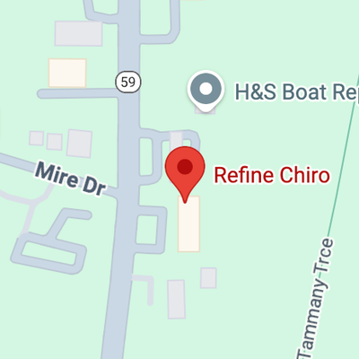 Map to Refining Essentials L.L.C. DBA Refine Chiro in Mandeville, LA