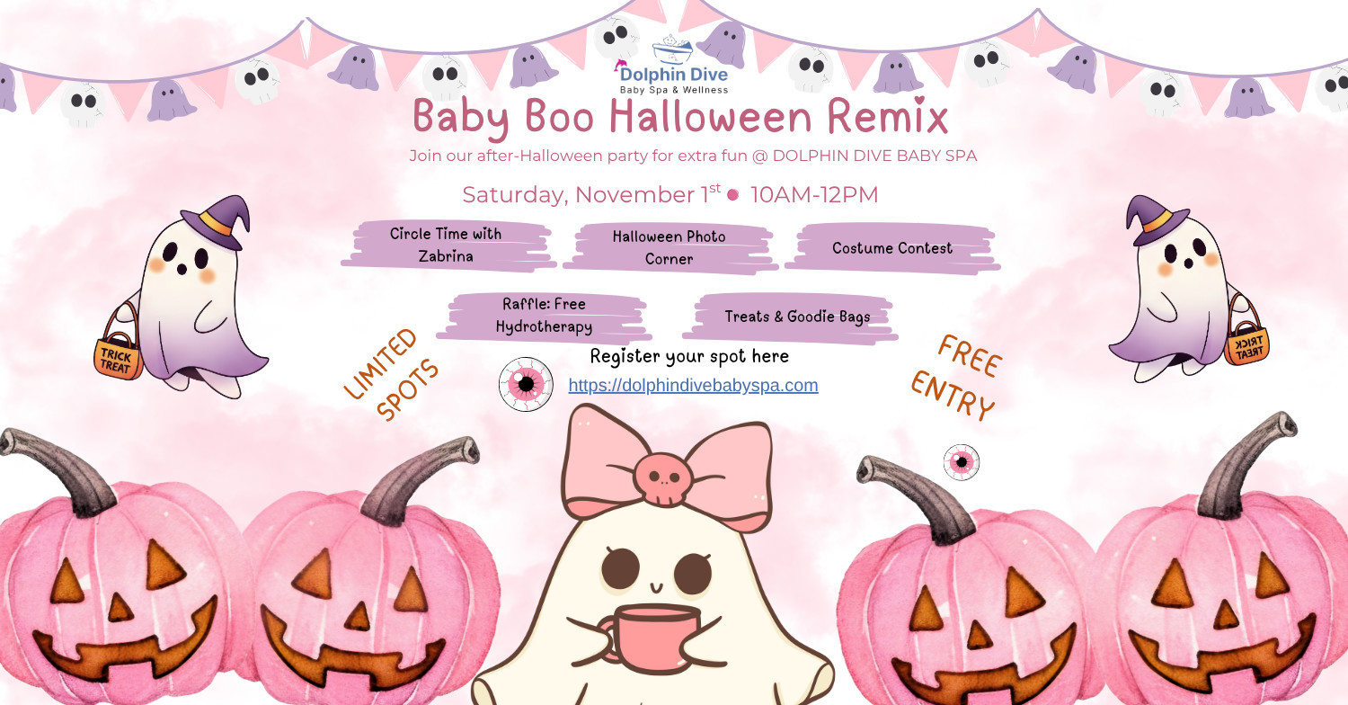 After Halloween party @ Dolphin Dive Baby Spa