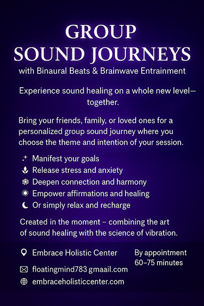 Link to: https://embraceholisticcenter.janeapp.com/#/staff_member/42/treatment/219