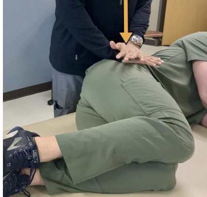 Step 1- Steps for right sided SI joint Pain