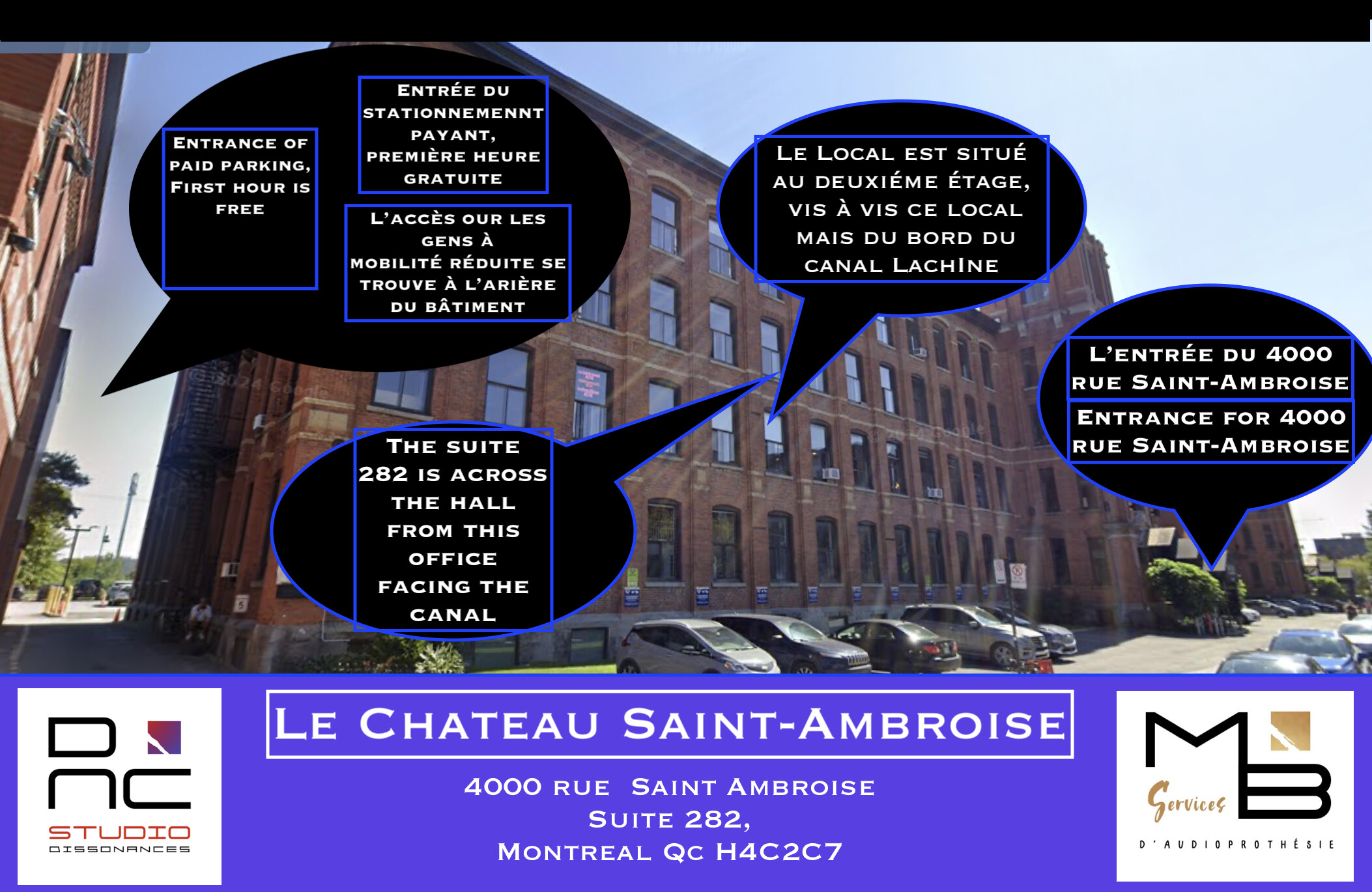 chateau Saint Ambroise direction
