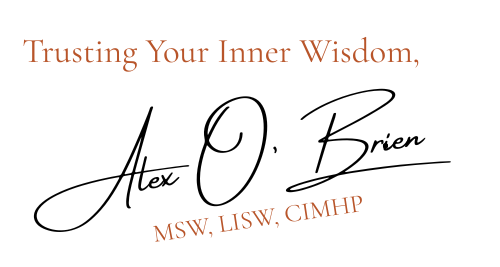 White Modern Minimalist Signature Brand Logo