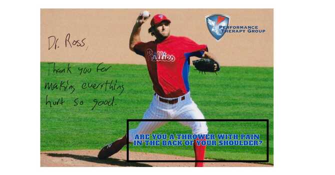 Are You A Thrower With Pain In The Back Of Your Shoulder?