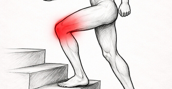 Knee Pain Going Up or Down Stairs image