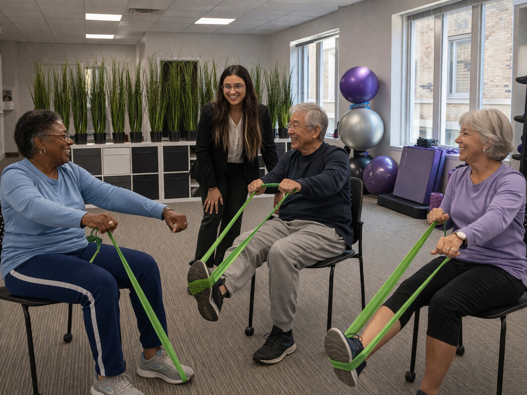 GLA:D Program includes education and exercises for patient with hip and knee osteoarthritis.