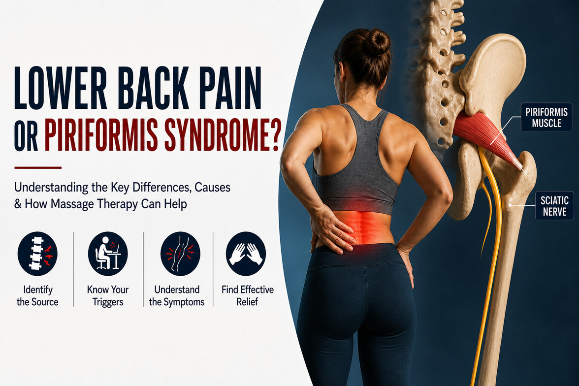 What is the difference between lower back pain and piriformis syndrome?