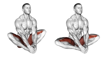 Man Stretching Hips