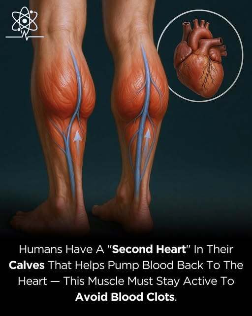 Your calves as the body's second heart – calf muscle pump helping venous return and circulation