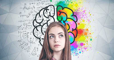 Youth with Stylized Brain above head (half math/half art), Clinical Neuropsychology