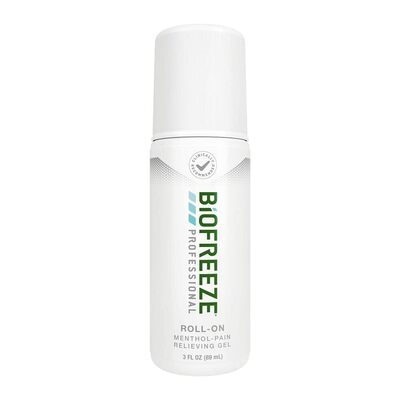 White standing tube of biofreeze pain topical gel