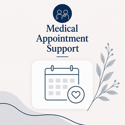 Registered nurse providing appointment accompaniment and healthcare advocacy services in Newfoundland and Labrador, helping clients navigate medical appointments and healthcare decisions.