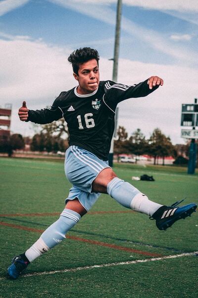 Athletic young soccer player recovering with chiropractic care in Kissimmee