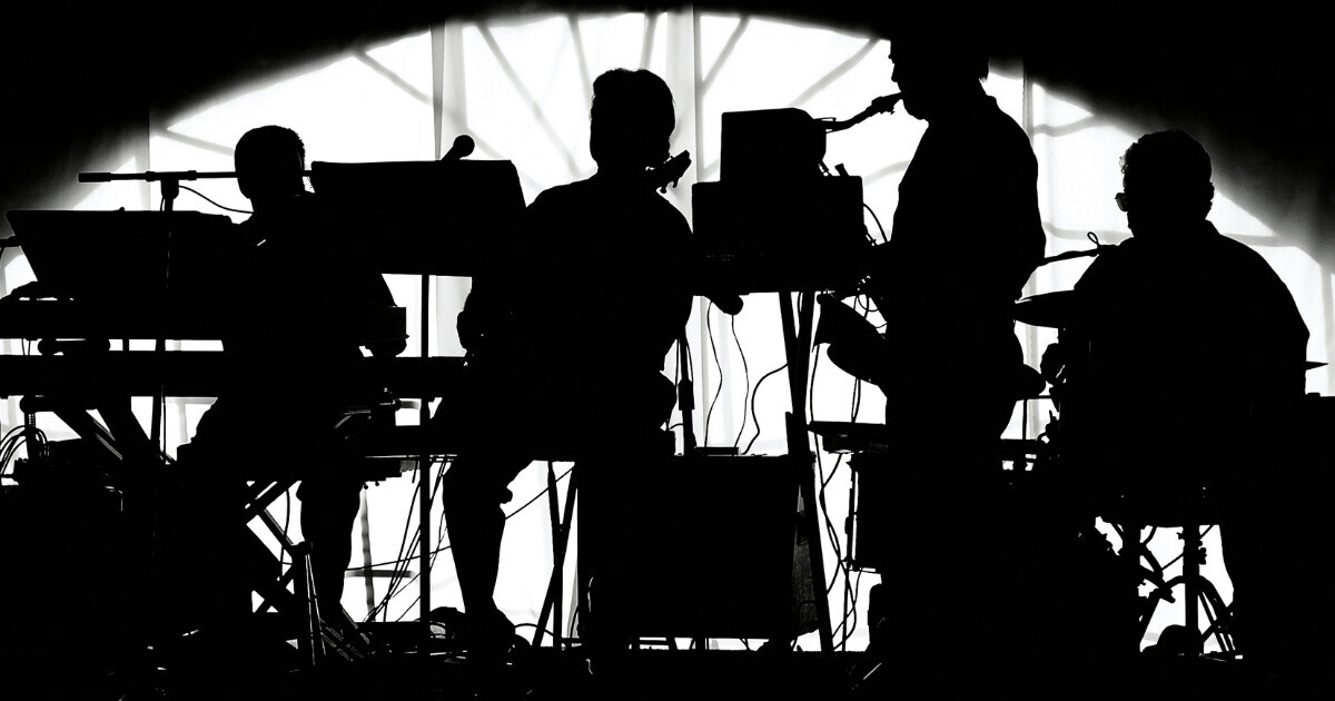 a band playing music 
