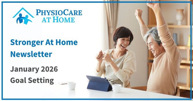 Stronger At Home Newsletter - Goal Setting image