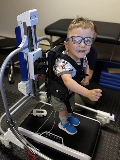 Levity, gait trainer, cerebral palsy