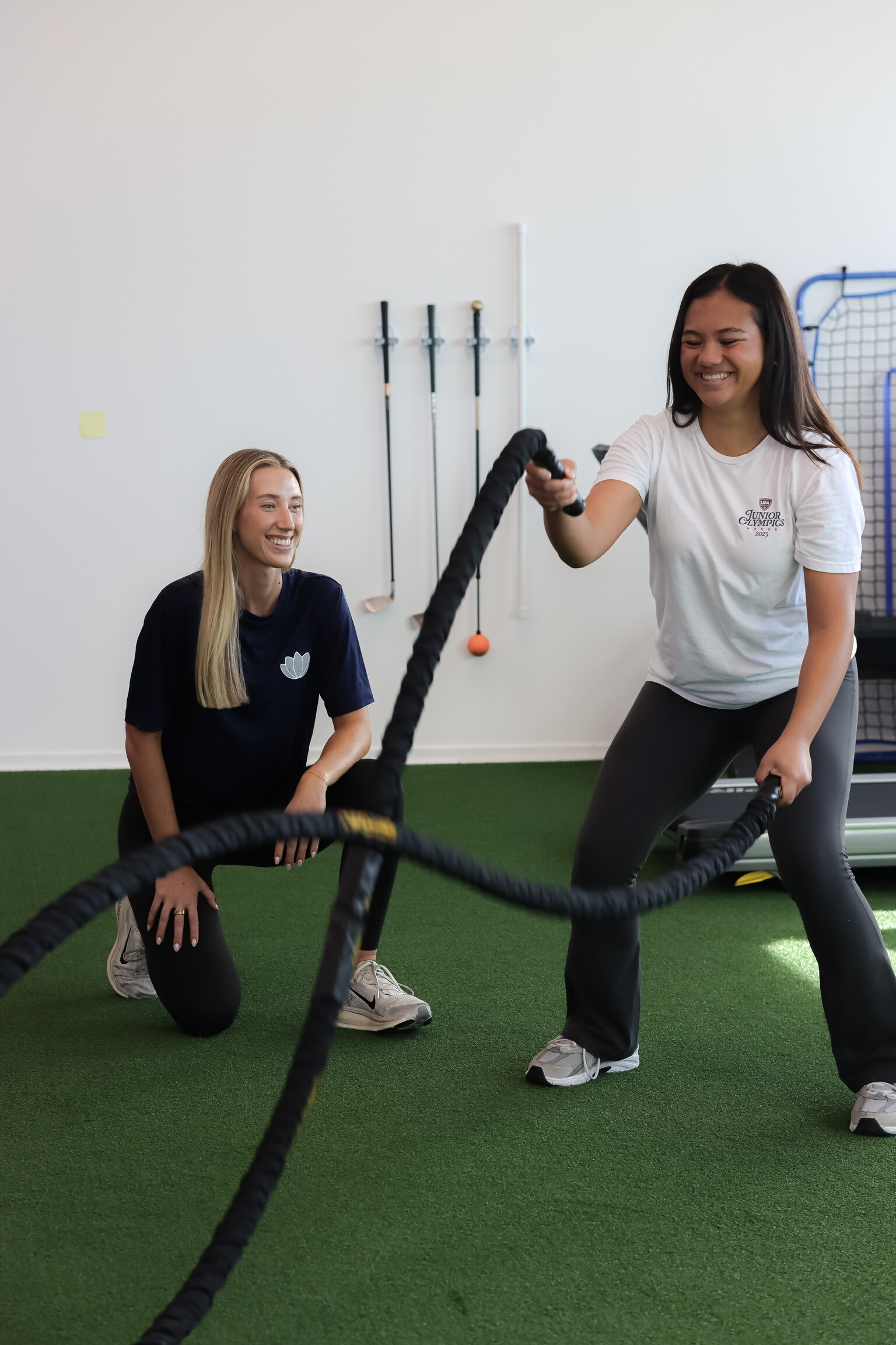 patient being evaluated by a physical therapist during an initial assessment