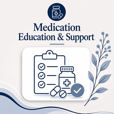 Registered nurse providing medication education, medication management support, and health teaching for individuals and families in Newfoundland and Labrador.