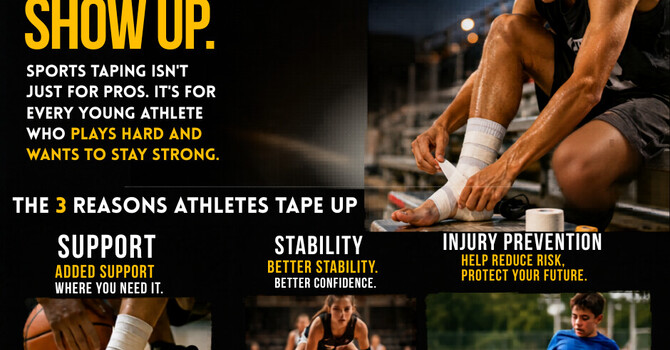 Sports Taping for Young Athletes: Support, Stability & Injury Prevention 