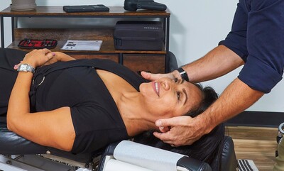 gentle chiropractic adjustment for whiplash neck pain after a car accident