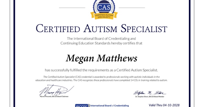 I'm a Certified Autism Specialist image