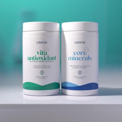 USANA supplement bottles