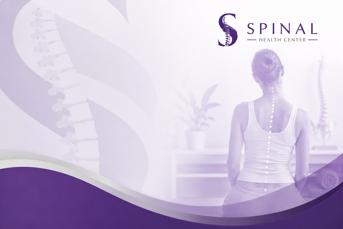 Postural evaluation and correcting bad habits with Spinal Health Center logo