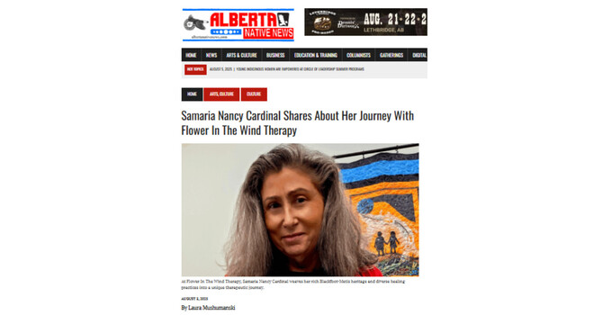 From a Seed to a Flower: My Story as Featured in Alberta Native News  image
