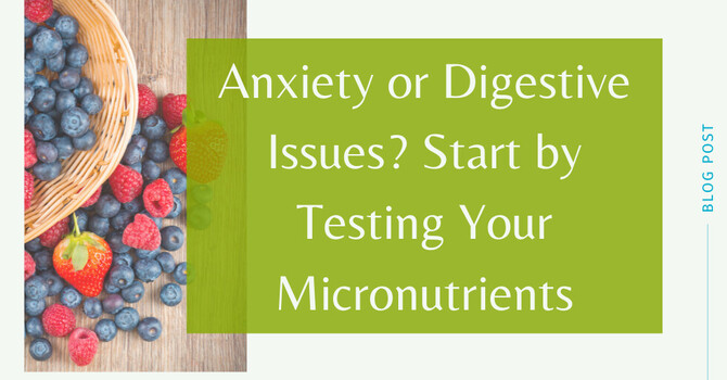 Anxiety or Digestive Issues? Start by Testing Your Micronutrients image