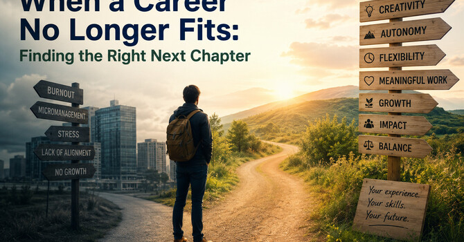 When a Career No Longer Fits: Finding the Right Next Chapter image