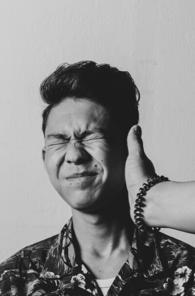 Man with Jaw pain 