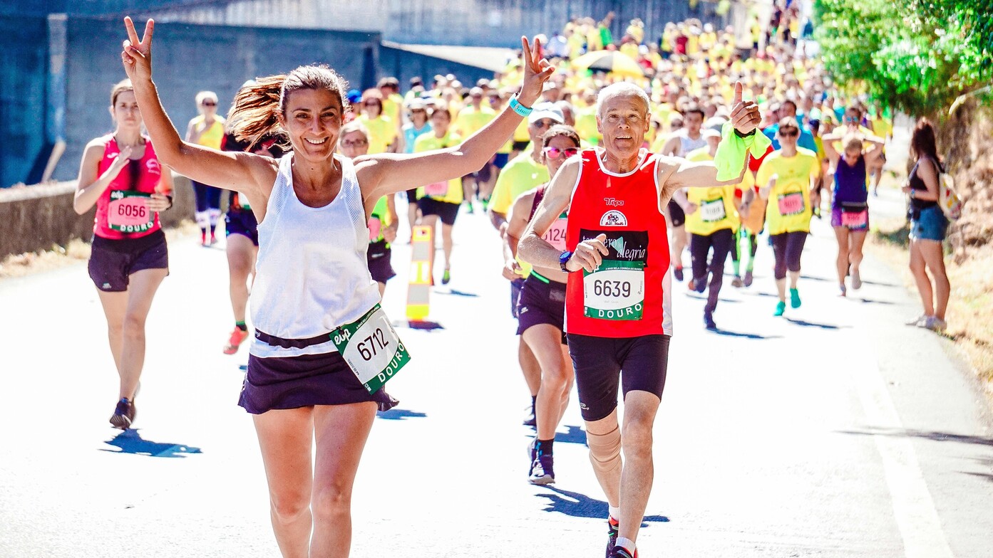 Runners in a race