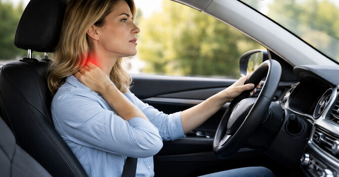 Why Your Neck Hurts After Driving—Even Short Distances image