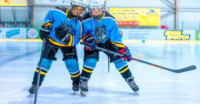 Female Hockey Players Skate Differently.  image