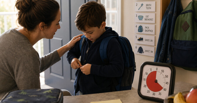 How Do I Help My Child With ADHD Actually Get Out The Door In The Morning? image