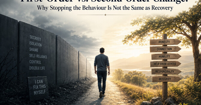 First-Order vs. Second-Order Change: Why Stopping the Behaviour Is Not the Same as Recovery image